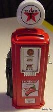 VINTAGE TEXACO FIRE CHIEF STAR POMPA BENZINA DIME COIN BANK benzina rosso vecchio stile