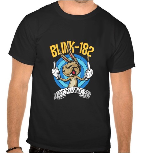 Shirt nera blink 182 punk - t-shirt,