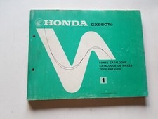 Honda CX 650 T Turbo 1982 catalogo ricambi originale spare parts catalogue