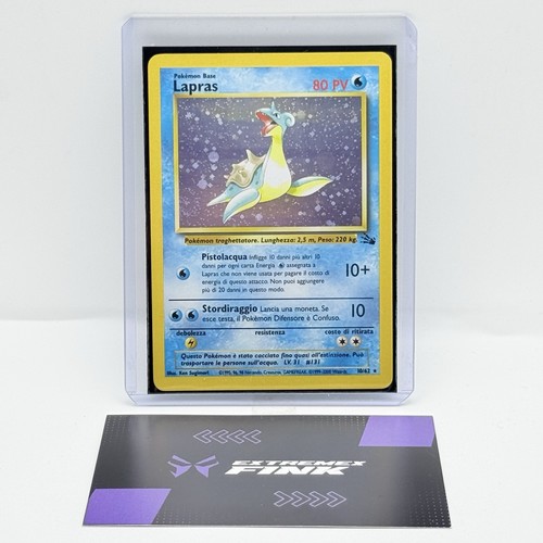 Carta pokemon lapras holo - pokemon,