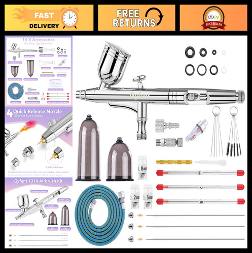 Kit aerografo con set di - 4,