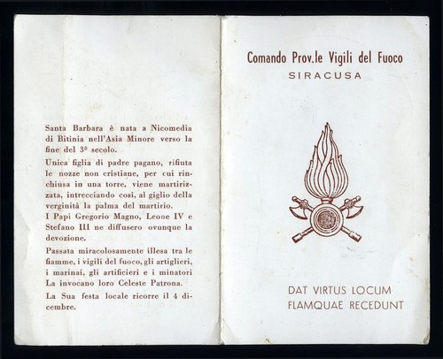 Santino militare vigili del - santino, militare-vigili
