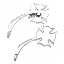 Specchietti Specchi Moto manubrio Croce Malta Universali Custom in metallo