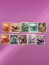 Lotto di 10 francobolli