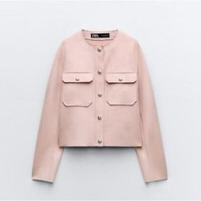 GIACCA CORTA ZARA ECOPELLE