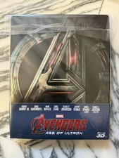 AVENGERS AGE OF ULTRON BLU RAY STEELBOOK 3D MARVEL EDIZIONE ITALIANA RARA