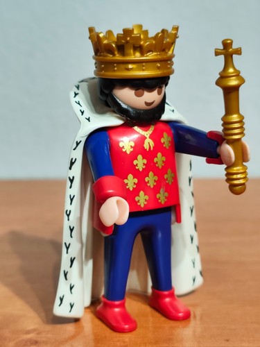 Playmobil figura medievale - re,