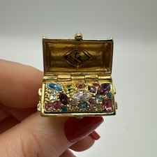 Anello Disney Couture Jewelled Treasure Chest - Edizione Limitata Regalo da Collezione