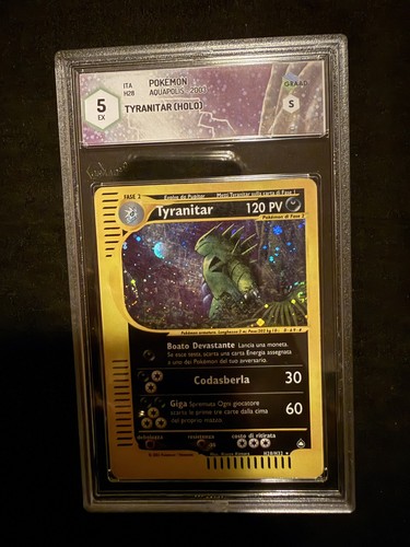 Pokemon tyranitar h28 holo - pokemon,