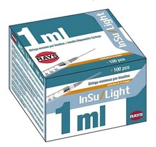 SIRINGHE INSULINA RAYS  1 ML