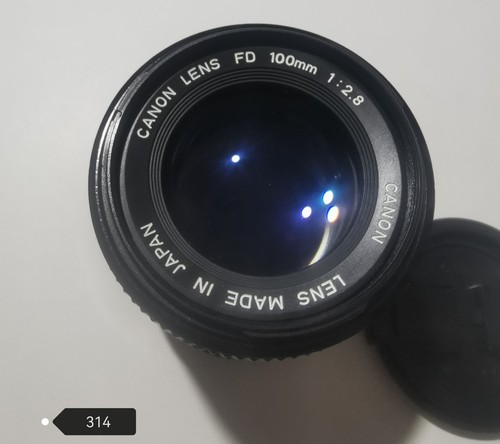 Obiettivo canon lens 100 mm - lens,