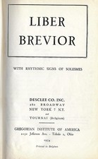 1954 LIBER BREVIOR Catholic