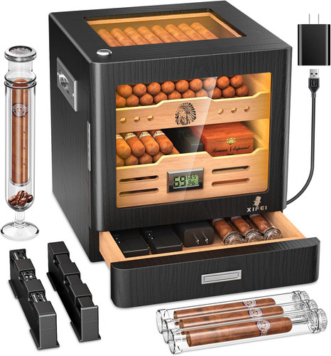 Elegante mobiletto humidor per
