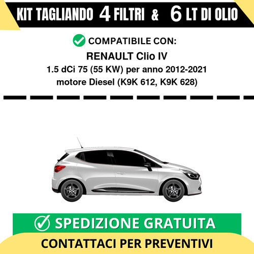 Tagliando per renault - tagliando, clio