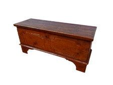 Piccola cassapanca rustica in abete - arte povera - baule - fine 800