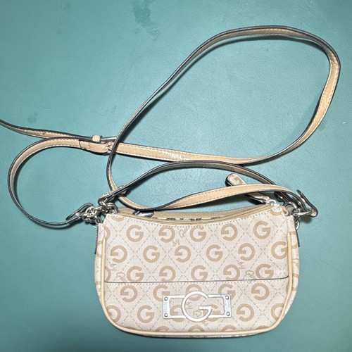 Borsa guess beige logo - borsa,