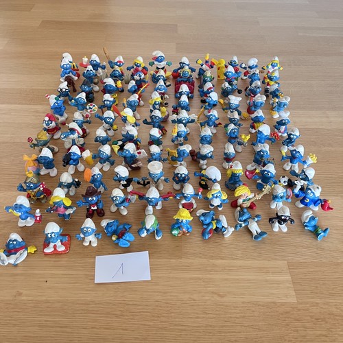 Lotto 100 puffi schleich - lotto,