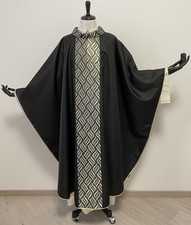 Casula nera lurex con