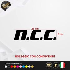 Adesivo NCC Noleggio Con