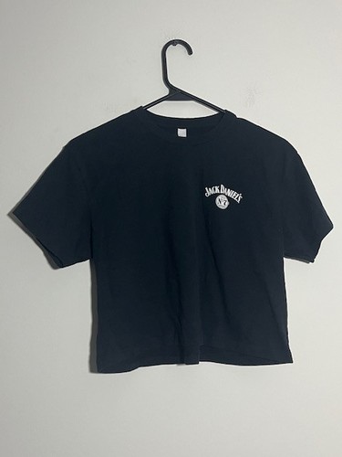 Crop top nero jack - nero,