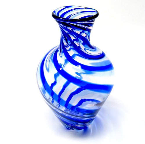 Vaso bottiglia bulbo - , blu