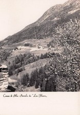 1480) CARTOLINA CONCA PILA PEROULA FLEURS ALBERGO RISTORANTE AOSTA