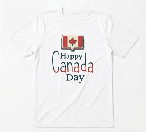 Shirt bianca happy - happy, canada
