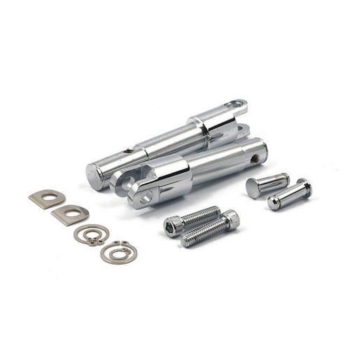 Adattatore pedane cromato - adattatore,