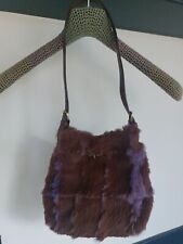 Borsa Vic Matiè nuova pelliccia lapin multicolor