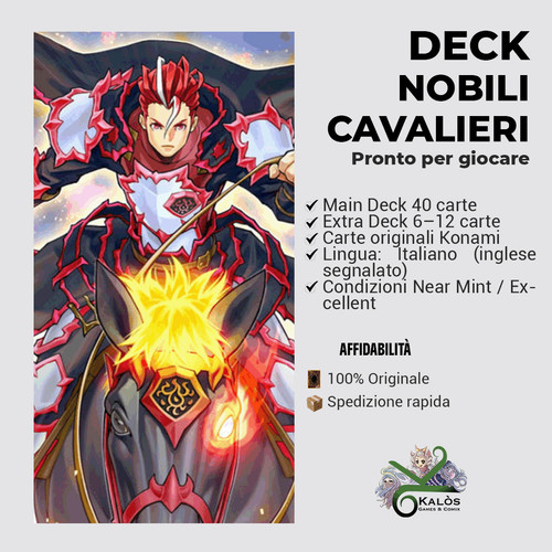 Yugioh mazzo deck - yugioh!, nobili