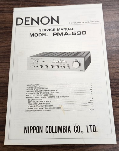 Denon pma 530 amplificatore - denon, pma-530