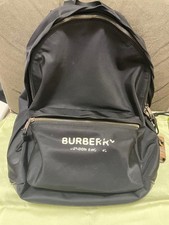 Zaino BURBERRY logo nylon nero