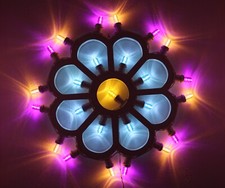 Luminaria Salentina Led Multicolor Artigianale  Rosone Cattedrale Diametro 40 cm