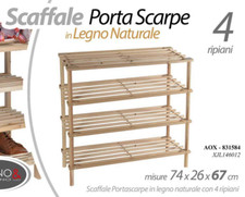 SCAFFALE PORTA SCARPE BASSO