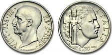 20 Centesimi Impero 1939-1943 Magnetiche ed Antimagnetiche