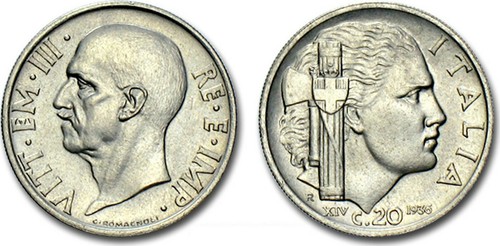 Centesimi impero 1939 1943 - centesimi,