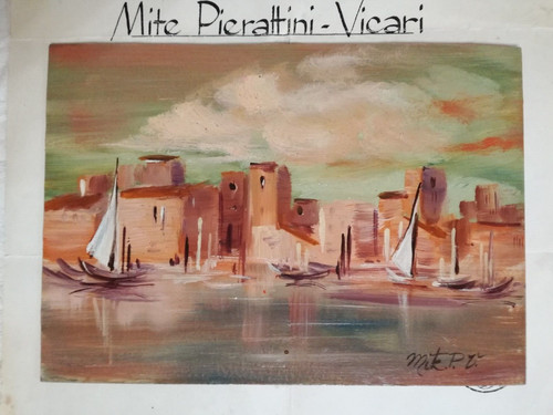 Dipinto olio mite - dipinto, pierattini
