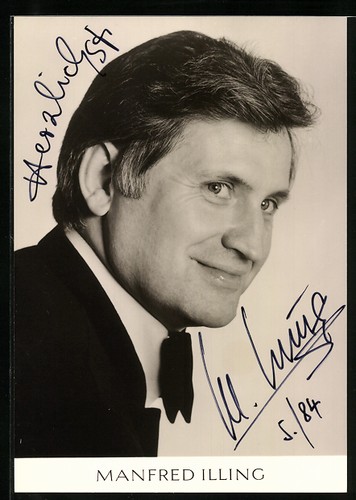Cartolina cantante lirico