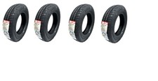 KIT SET 4 COPERTONI GOMME PNEUMATICI PIAGGIO APE POKER 140/70 R12 RADIAL 86N M+S