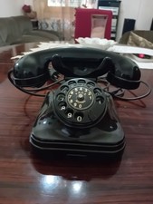 Telefono vintage in bachelite nero a disco  anni 50/60 Face 