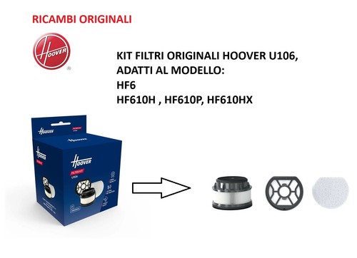 Kit filtri hoover - kit, orginali