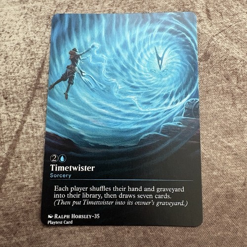 Timetwister custom art mtg - custom,