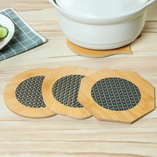  4 pezzi in legno Place tappetini rustici Place tavolo da tavola per arredamento