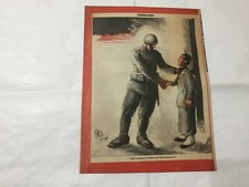 WW2 WAR STAMPA PROPAGANDA CONSEGNA SOLDATI PNF GIL BALILLA FEZ ILL.BAZZI