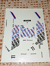 decal 1/43 ROBUSTELLI BMW 635