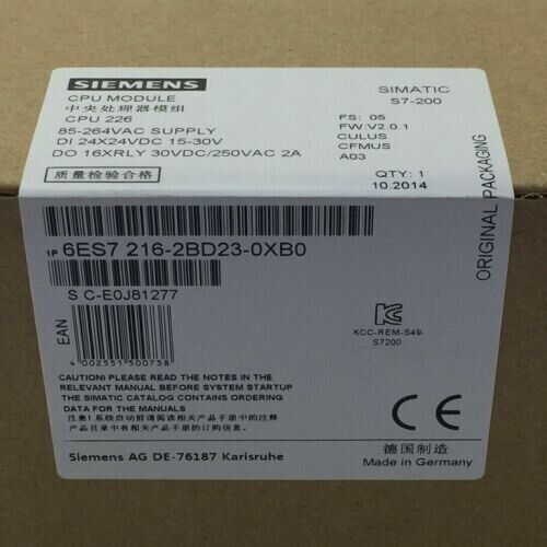 6es7216 2bd23 0xb0 1pcs nuova - 6es7216-2bd23-0xb0,