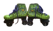 Vintage 1990 Teenage Mutant Turtles Donatello Roller Skates Child Size 2 TMNT