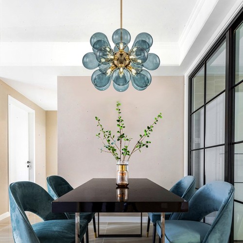 Lampadario globo mid century - lampadario,