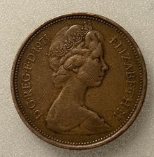moneta 2p pence 1971 nuova
