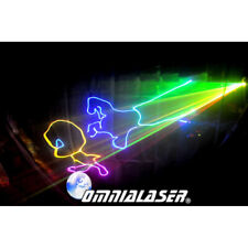 Effetto Luce Laser DMX OmniaLaser OL-PRO1000RGB ILDA dj disco animazione